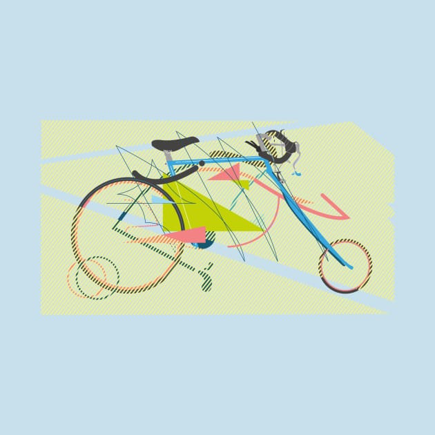 Abstract Geometric Bike by Mended Arrow