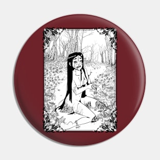 Tree Girl Pin