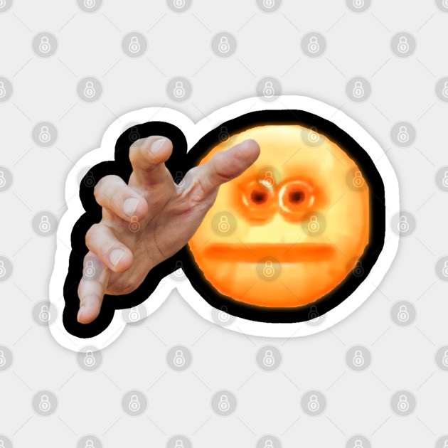cursed emoji, hand emoticon meme drawing. - Cursed - T-Shirt