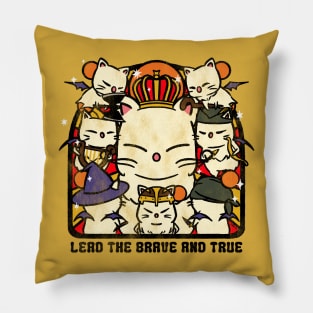 lead the brave and true Pillow