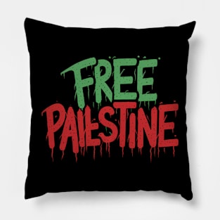 Free Palestine Pillow