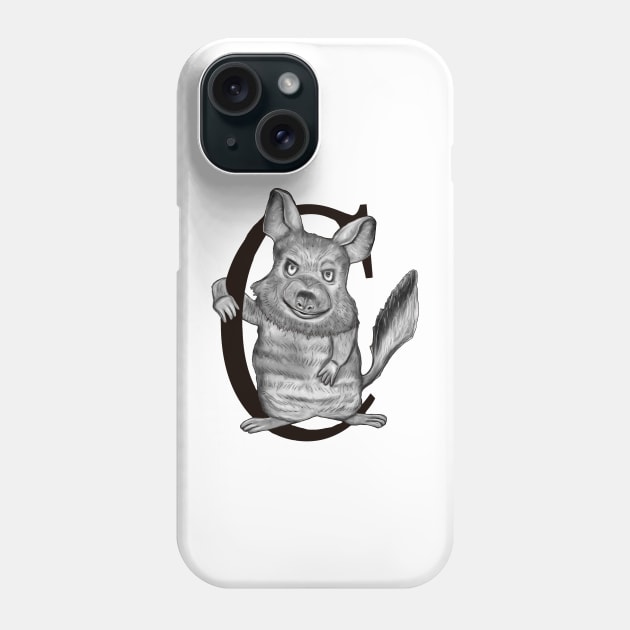 chinchilla Phone Case by msmart