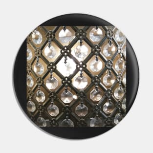 Photographic Image of Rustic Glam Crystals and Metal Pin