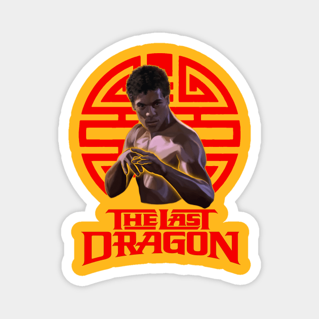 bruce leroy the last dragon Magnet by nakaladek3