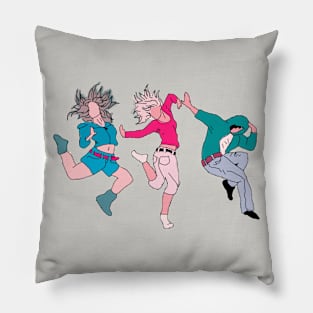 Cartoon Dancers! Pillow