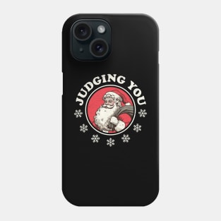 Judging You - Funny Christmas Santa Phone Case