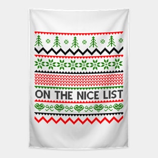 on the nice list Tapestry