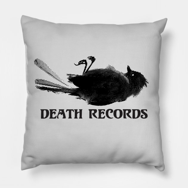 Death Records Pillow by happyartresult