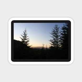 Mountain Sunset Magnet