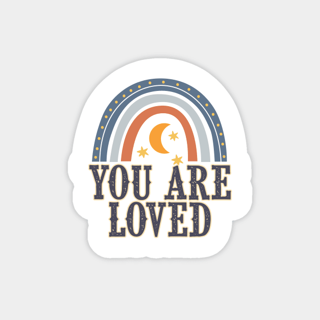 You are Loved | Encouragement, Growth Mindset Magnet by SouthPrints