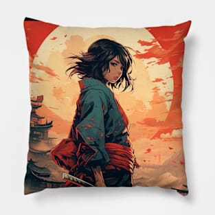 Young Samurai Pillow