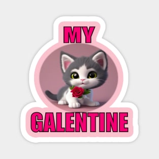 My galentines kitty Magnet