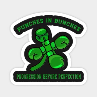 Punches in bunches 4 leaf clover Magnet