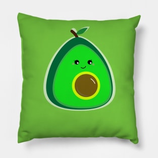 Cute funny avocado Pillow