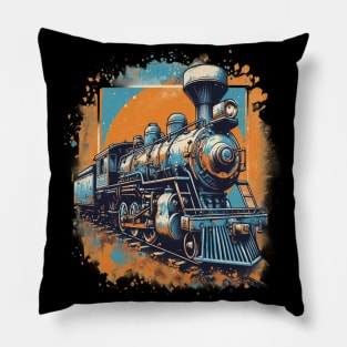 Old Locomotive Funny Gift Pillow