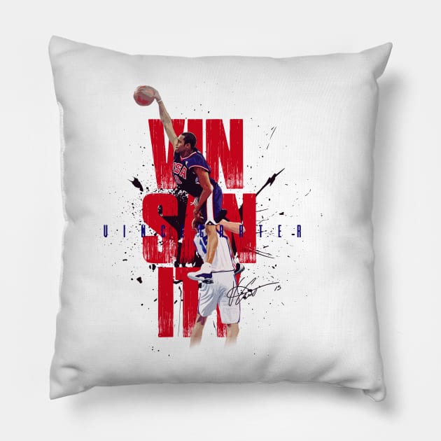 Vince Carter Pillow by Juantamad