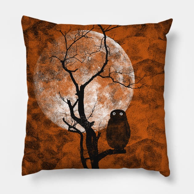 Orange Night Pillow by bulografik