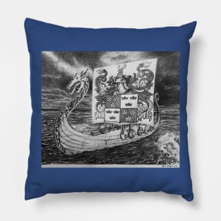 Viking funeral Pillow