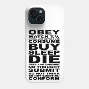 TSHIRT - They Live OBEY alt Phone Case