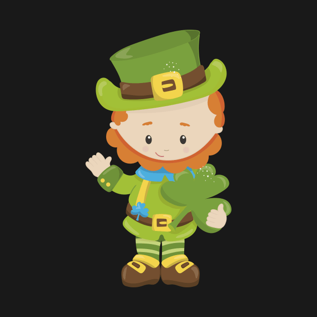 St. Patrick's Day man with green hat by BK55