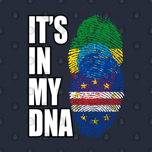 Ethiopian And Cabo Verdean Mix Heritage DNA Flag by Just Rep It!!