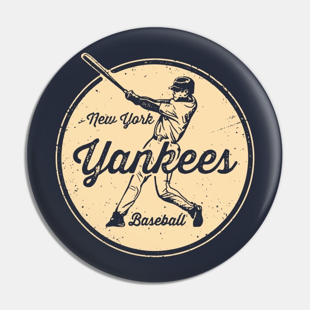 Vintage Yankees Pin by Throwzack