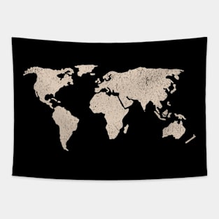 World Map Tapestry