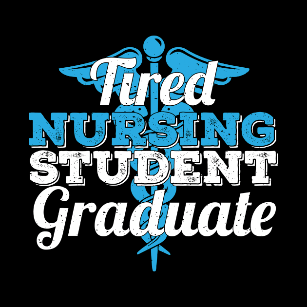 Tired Nursing Student Graduate by EdifyEra