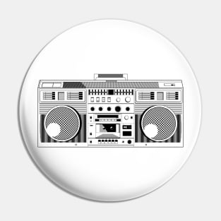 Boombox Pin