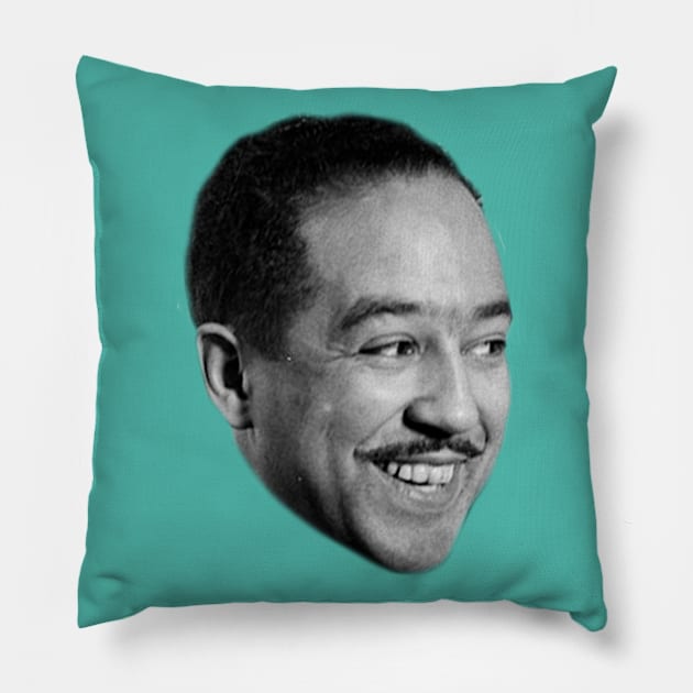 Langston Hughes Pillow by TheLiterarian