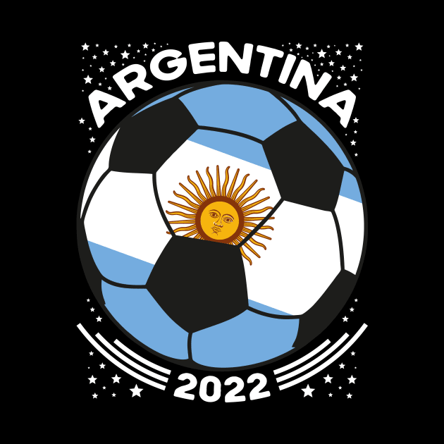 Argentina Flag Soccer Football Team by mcoshop