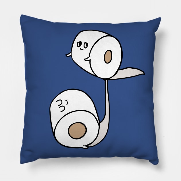 Acroyoga Toilet Paper Pillow by huebucket