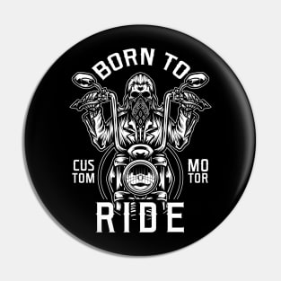 Born to Ride Tazzum Pin