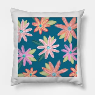 WATERCOLOR FLOWERS Pillow