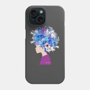 Fashion Floral headdress (neutral) Phone Case