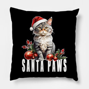 Christmas cat Pillow