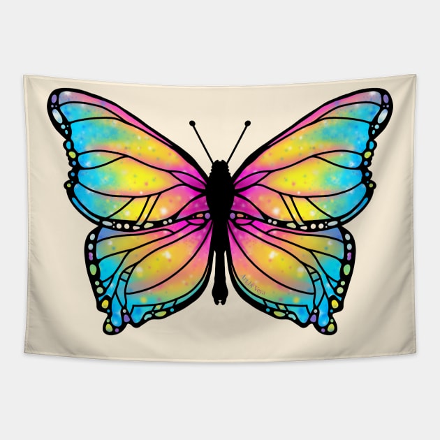 Pan Butterfly Tapestry by Art by Veya