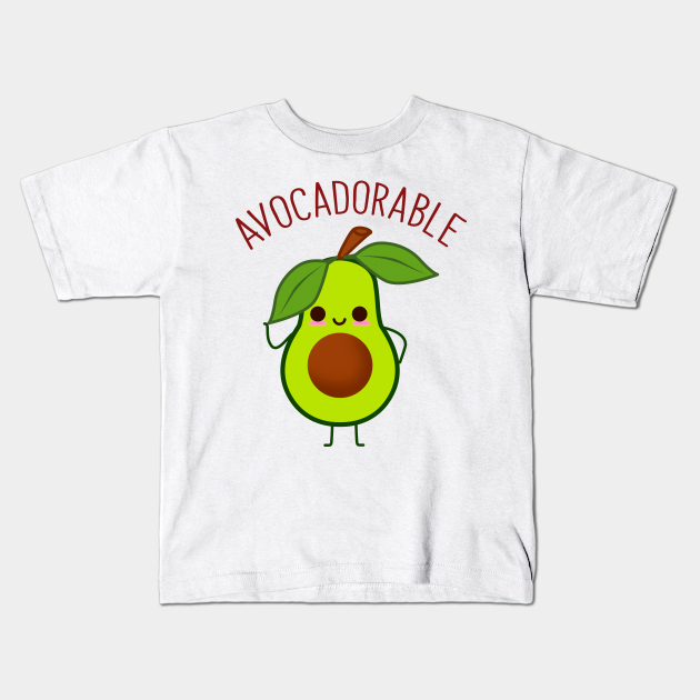 Spotlijster Richtlijnen lijden Avocadorable Cute Avocado - Avocado - Kids T-Shirt | TeePublic