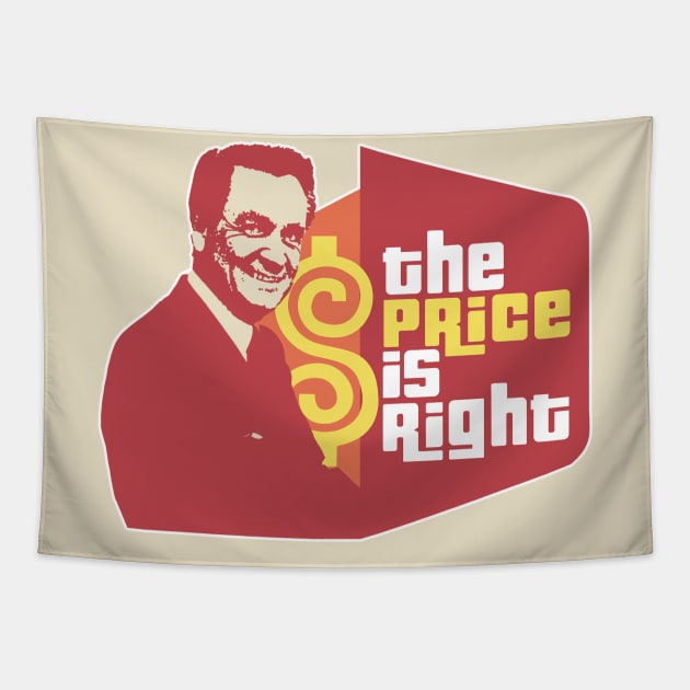 The Price Is Right Retro Tv Tapestry by Clever Alnita