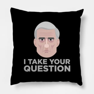 Mueller I Take Your Question Pillow