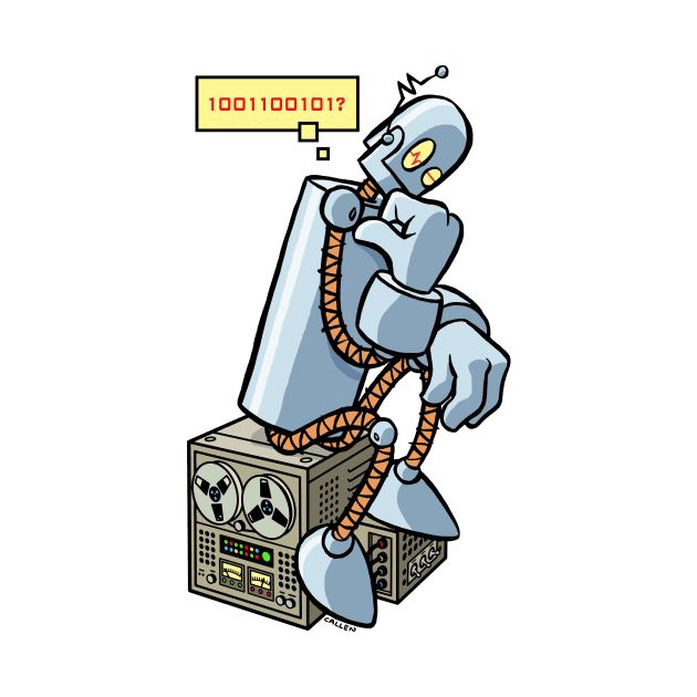 Robot Thinker by Angel Robot