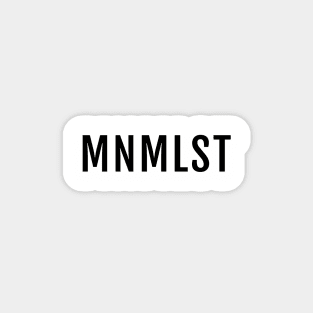 MNMLST, Minimalist design Magnet