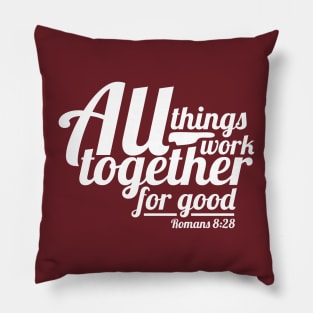 Romans 8:28 Pillow