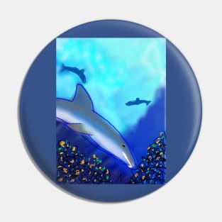 Under Sea Life Pin