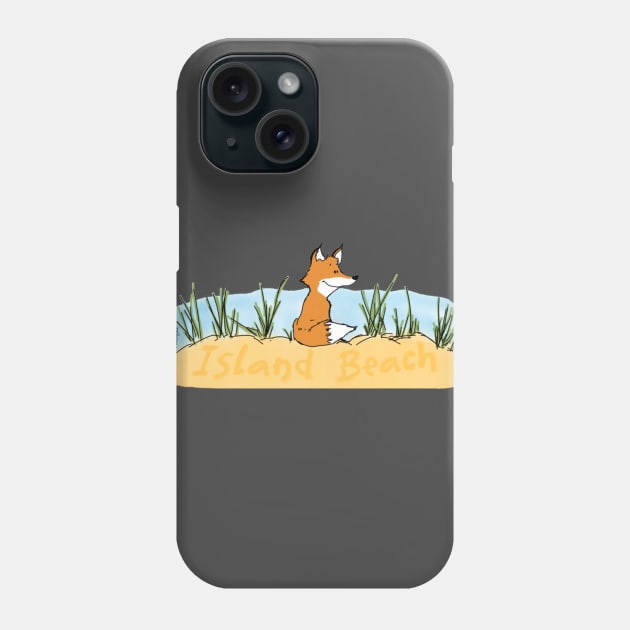 Fox In The Dunes Phone Case by JPoveromo