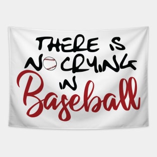 No Crying in Baseball Tapestry