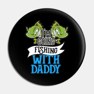 Fishing With Daddy Angling Kids Gift Pin