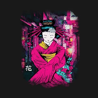 Geisha night city T-Shirt