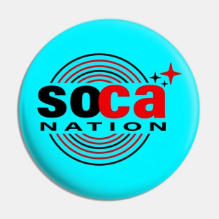 Trini Soca Nation Pin