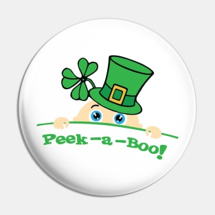 Peek A Boo Irish Pin